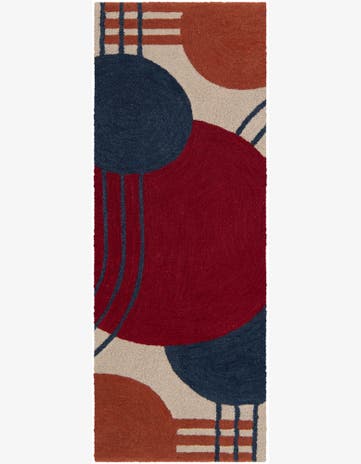 2' x 6' 1 Handtufted Wool Runner Rug