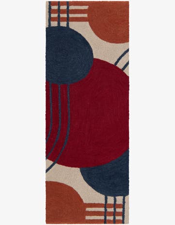 2' x 5' 1 Handtufted Wool Runner Rug