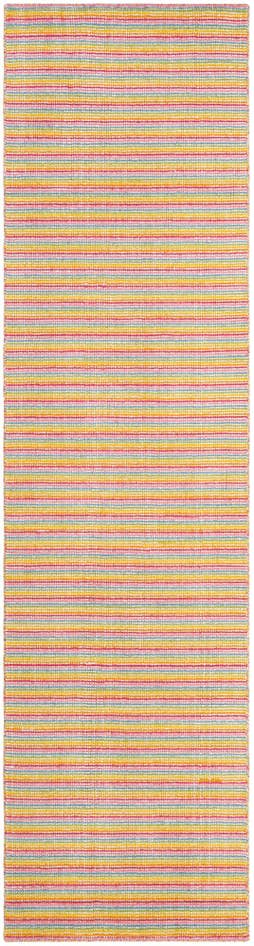 Detail image of 2' 7 x 10' Hand Woven Happy Rugs Happy Home Wool Runner