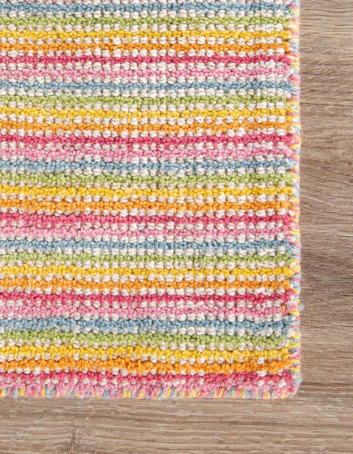 2' x 6' 1 Hand Woven Happy Rugs Happy Home Wool Runner