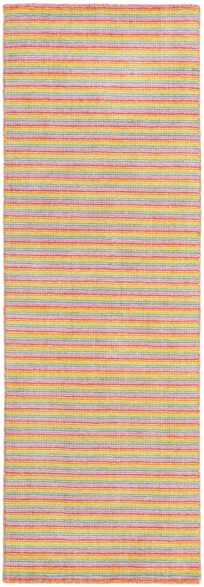 2' 7 x 8' Hand Woven Happy Rugs Happy Home Wool Runner