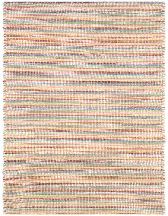 Detail image of 2' 7 x 10' Hand Woven Happy Rugs Rainbow Weave Runner