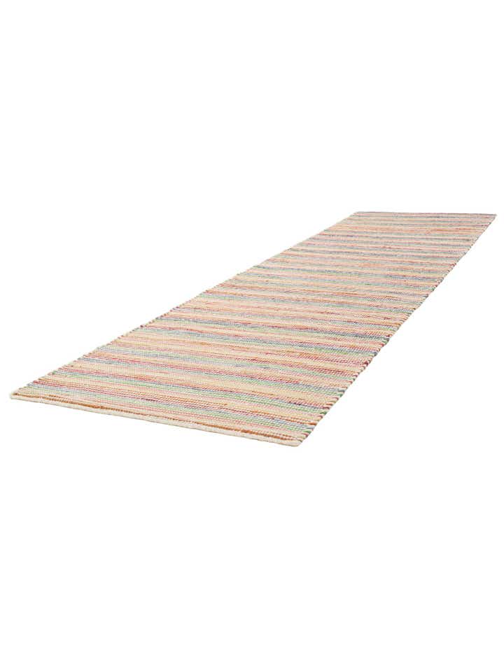 2' 7 x 10' Hand Woven Happy Rugs Rainbow Weave Runner