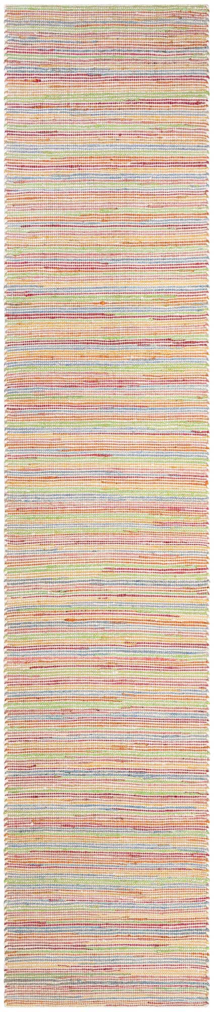 2' 7 x 13' 1 Hand Woven Happy Rugs Rainbow Weave Runner