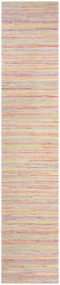 Detail image of 2' 7 x 13' 1 Hand Woven Happy Rugs Rainbow Weave Runner