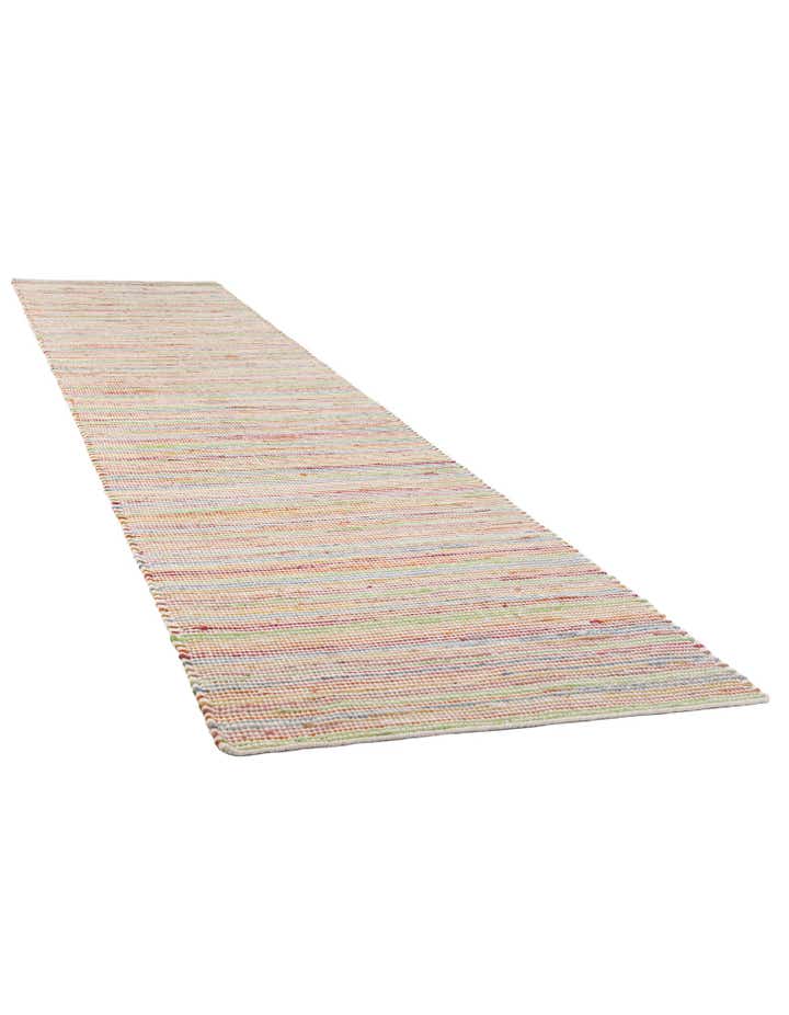 2' 7 x 13' 1 Hand Woven Happy Rugs Rainbow Weave Runner