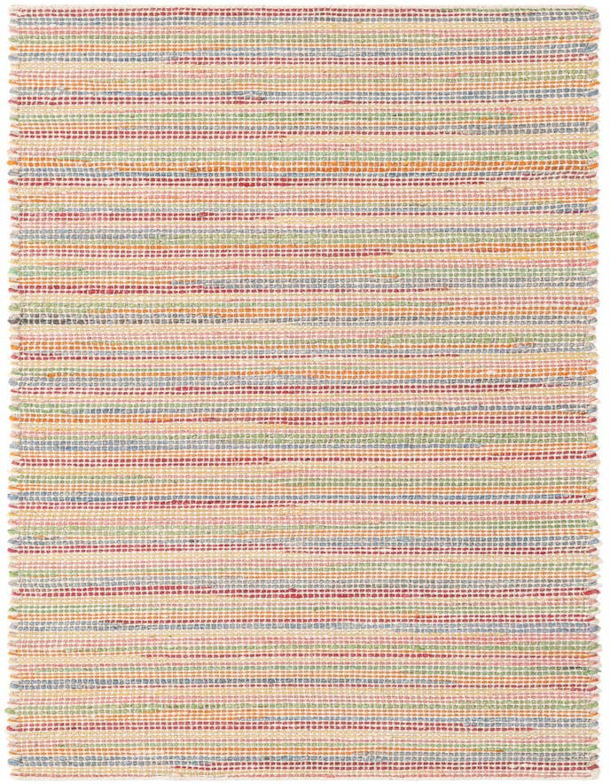 Detail image of 2' x 6' 1 Hand Woven Happy Rugs Rainbow Weave Runner