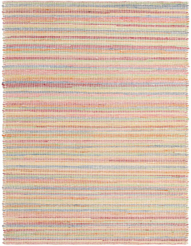 Detail image of 2' 7 x 8' Hand Woven Happy Rugs Rainbow Weave Runner