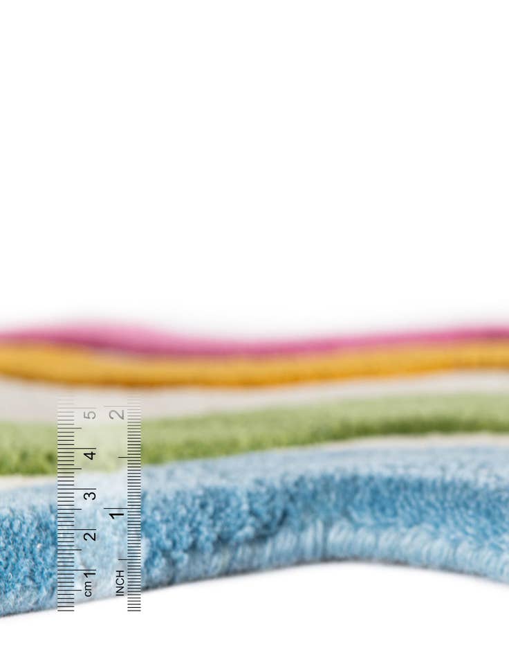 Detail image of 2' 7 x 8' Happy Rugs Wavy Wool Runner