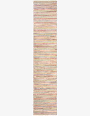Hand Woven Happy Rugs Rainbow Weave Runner