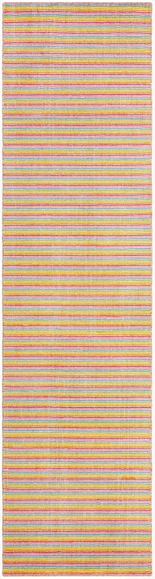 2' 7 x 10'  Hand Woven Happy Rugs Happy Home Wool Runner