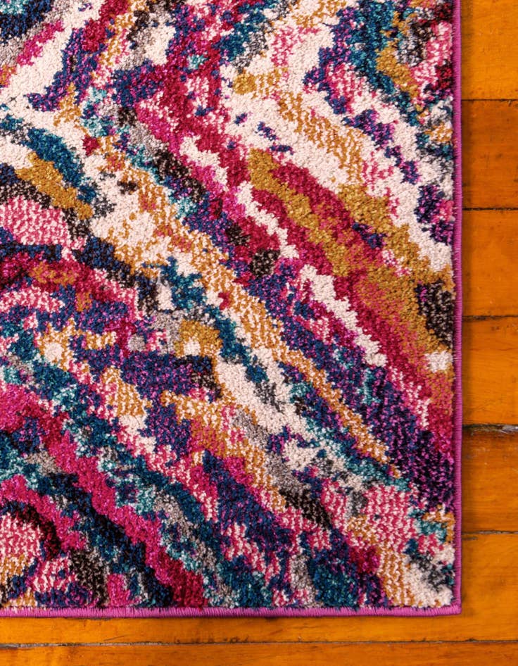Detail image of 2' 7 x 10' Washable Hyacinth Runner Rug