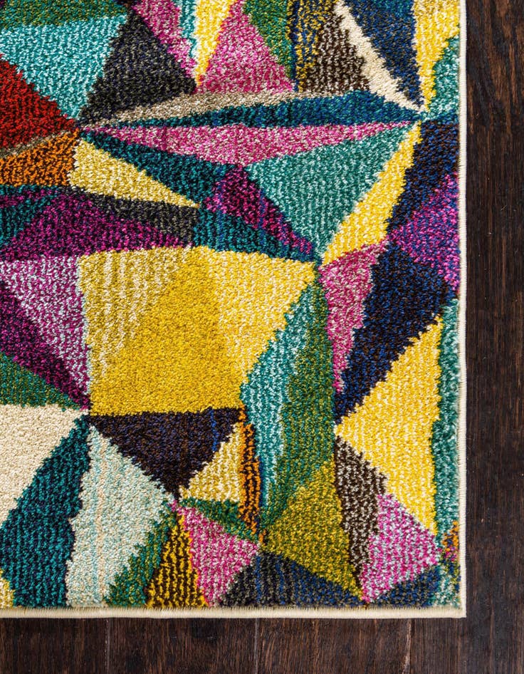 Detail image of 2' 2 x 6' 9 Washable Hyacinth Runner Rug