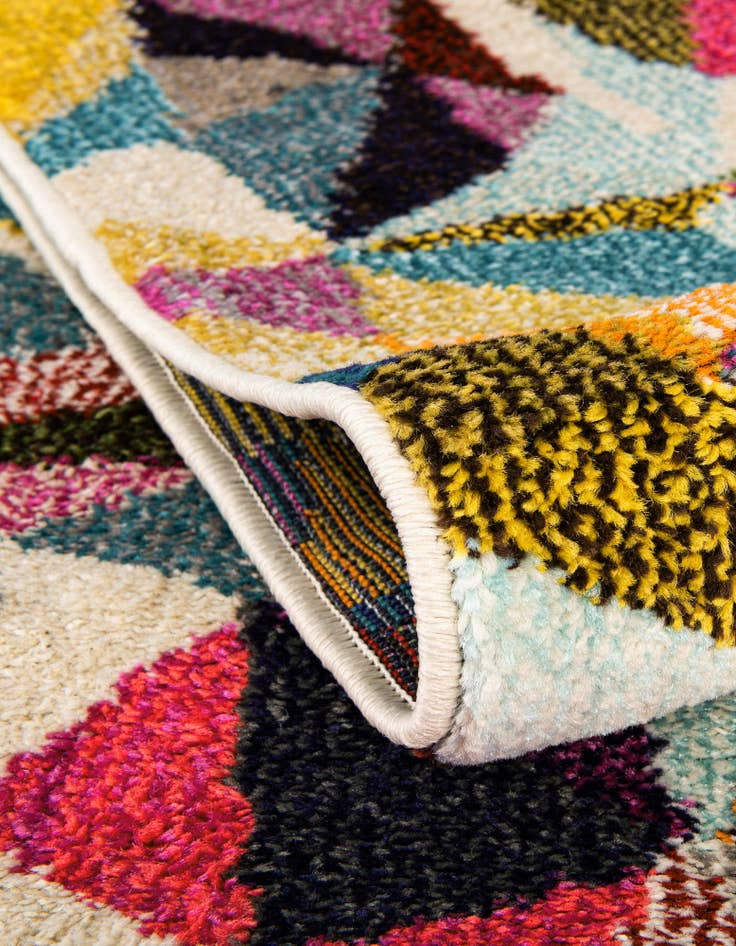 Detail image of 2' 2 x 6' 9 Washable Hyacinth Runner Rug