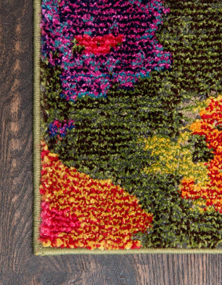 Detail image of 2' 2 x 6' 9 Washable Hyacinth Runner Rug