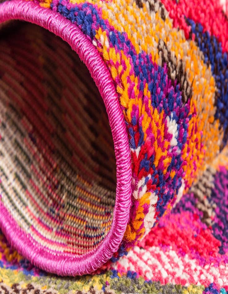 Detail image of 2' 7 x 10' Washable Hyacinth Runner Rug