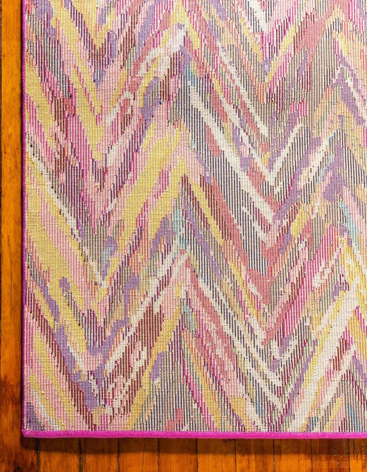 Detail image of 2' 7 x 10' Washable Hyacinth Runner Rug