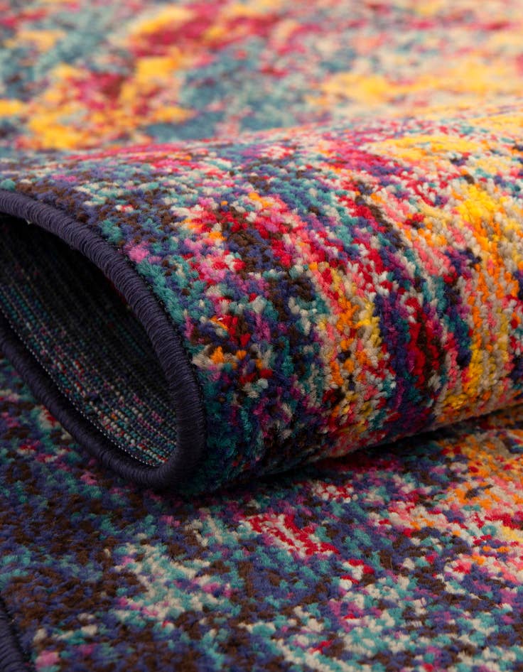 Detail image of 2' 7 x 10' Washable Hyacinth Runner Rug