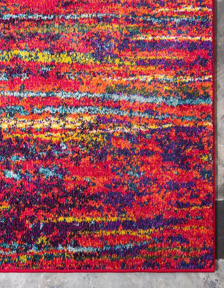 Detail image of 2' 2 x 6' 7 Washable Hyacinth Runner Rug