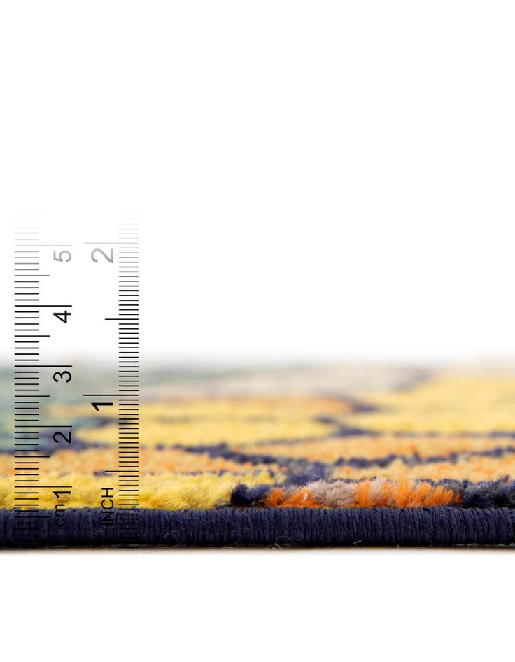 Detail image of 2' 2 x 6' 9 Washable Hyacinth Runner Rug