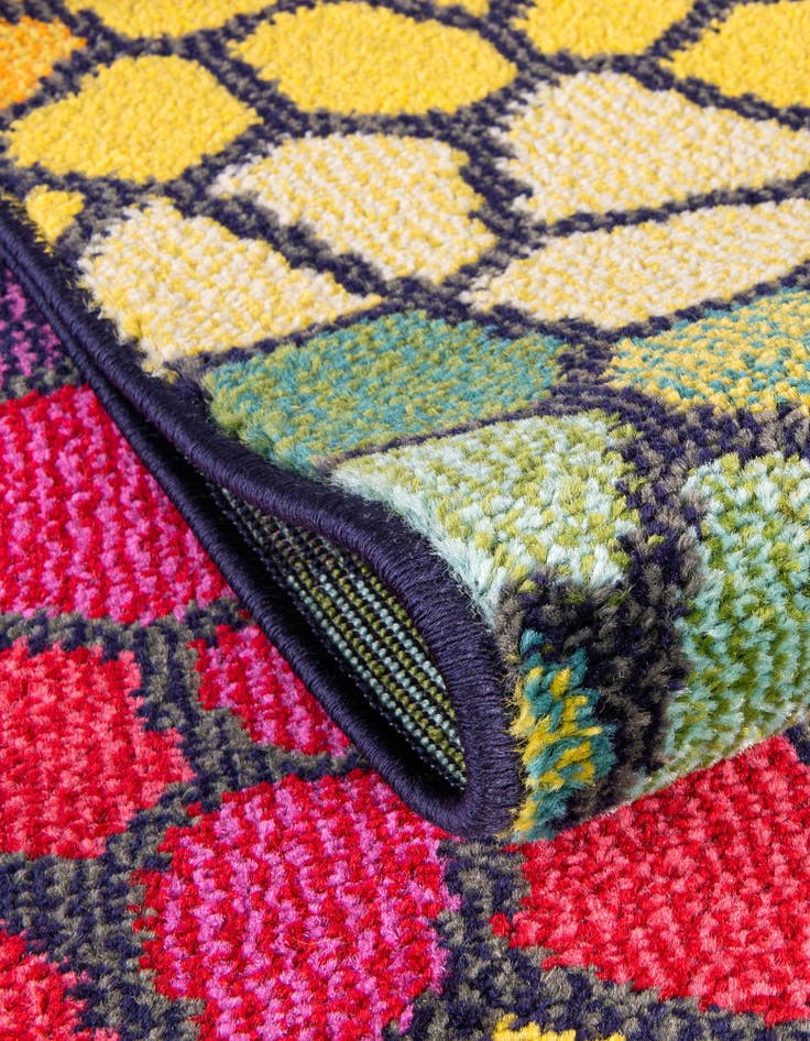 Detail image of 2' 2 x 6' 9 Washable Hyacinth Runner Rug