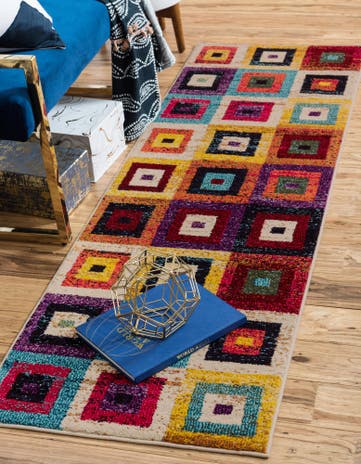 2' 2 x 6' 9 Washable Hyacinth Runner Rug