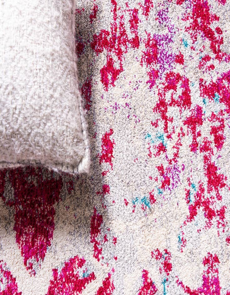 Detail image of 2' 2 x 6' 7 Washable Hyacinth Runner Rug