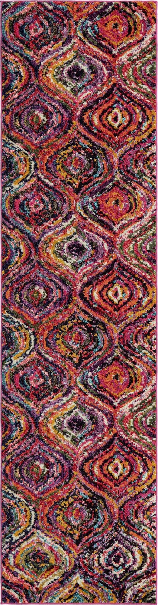 2' 7 x 10' Washable Hyacinth Runner Rug