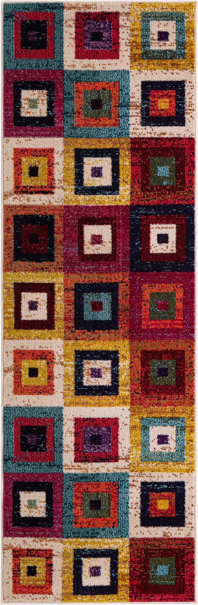 2' 2 x 6' 9 Washable Hyacinth Runner Rug