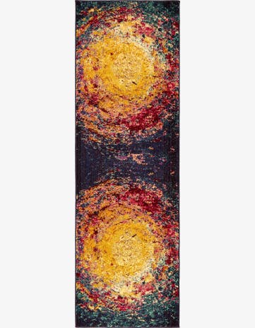 Washable Hyacinth Runner Rug