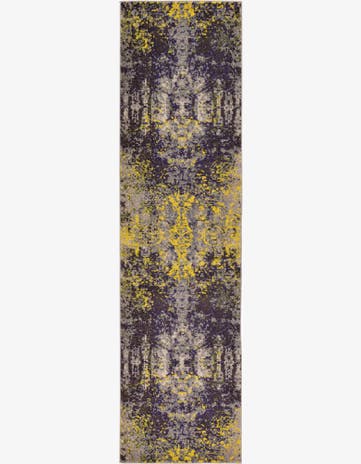 Washable Hyacinth Runner Rug