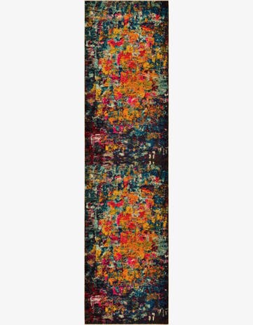 Washable Hyacinth Runner Rug