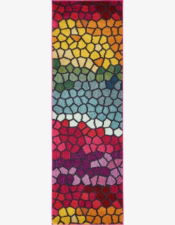 Washable Hyacinth Runner Rug