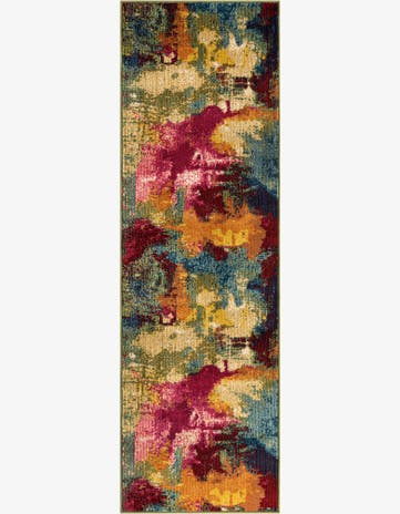 Washable Hyacinth Runner Rug