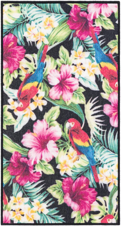 Detail image of 2' x 3' 11 Easy-Clean Jill Zarin Caribbean Indoor / Outdoor Runner Rug