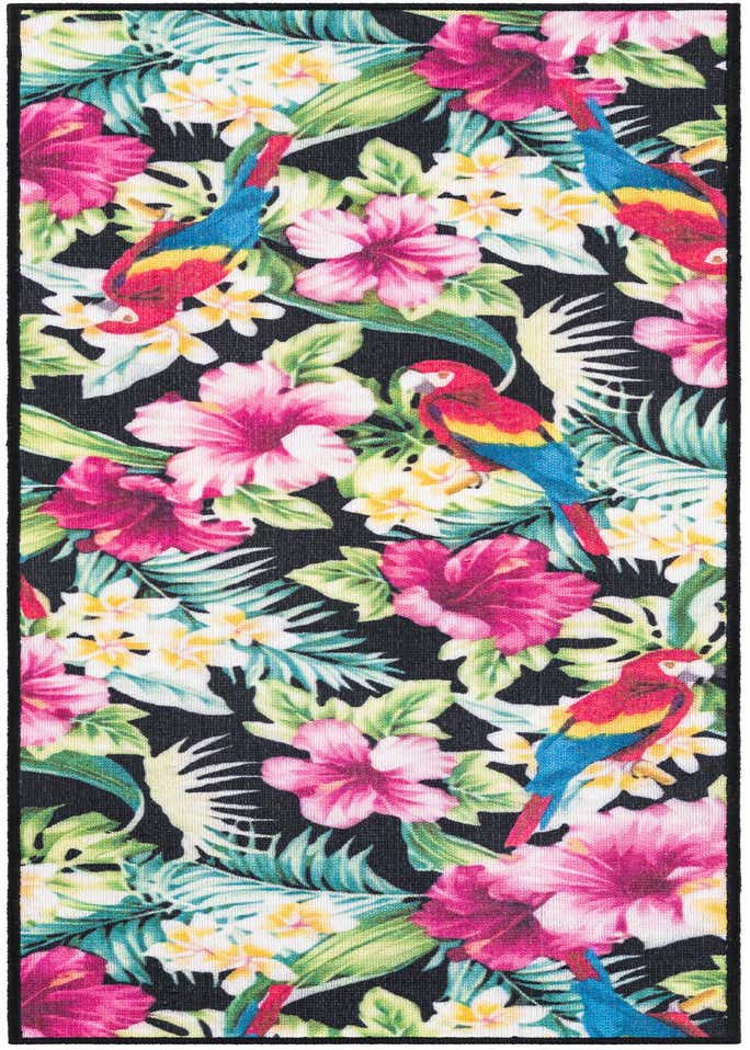 2' x 6' 1 Easy-Clean Jill Zarin Caribbean Indoor / Outdoor Runner Rug