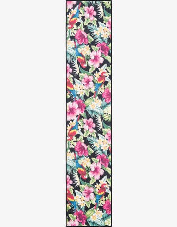 2' x 10' Easy-Clean Jill Zarin Caribbean Indoor / Outdoor Runner Rug