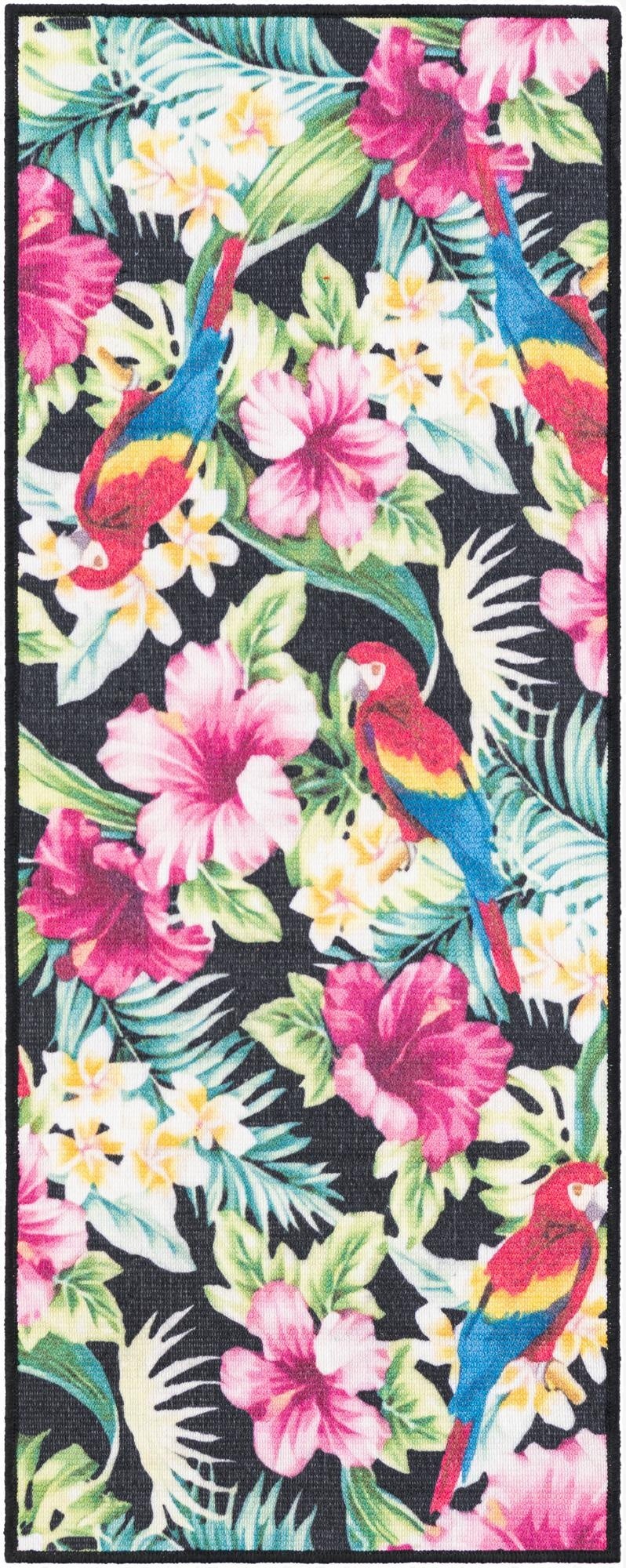 2' x 5' 1  Washable Jill Zarin Caribbean Indoor / Outdoor Runner Rug