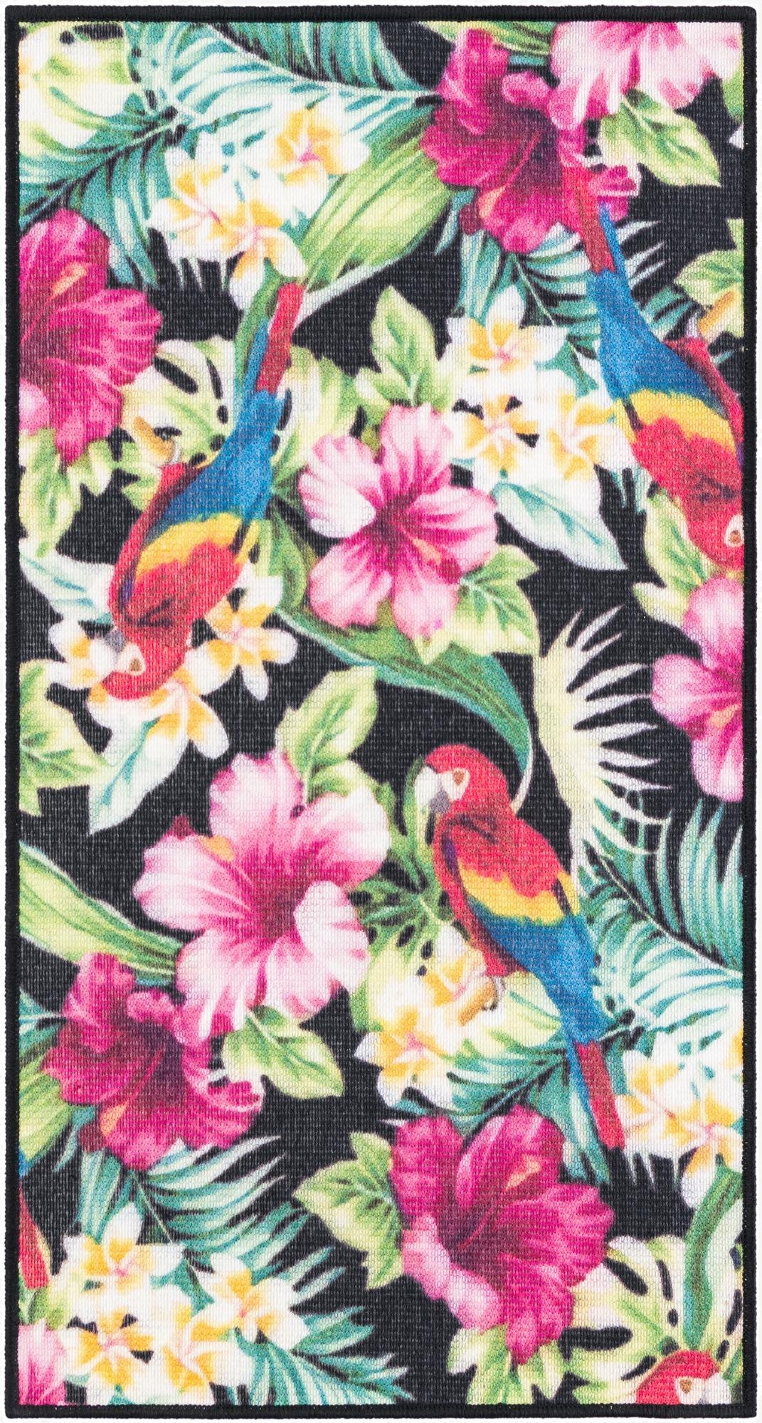 2' x 3' 11  Washable Jill Zarin Caribbean Indoor / Outdoor Runner Rug