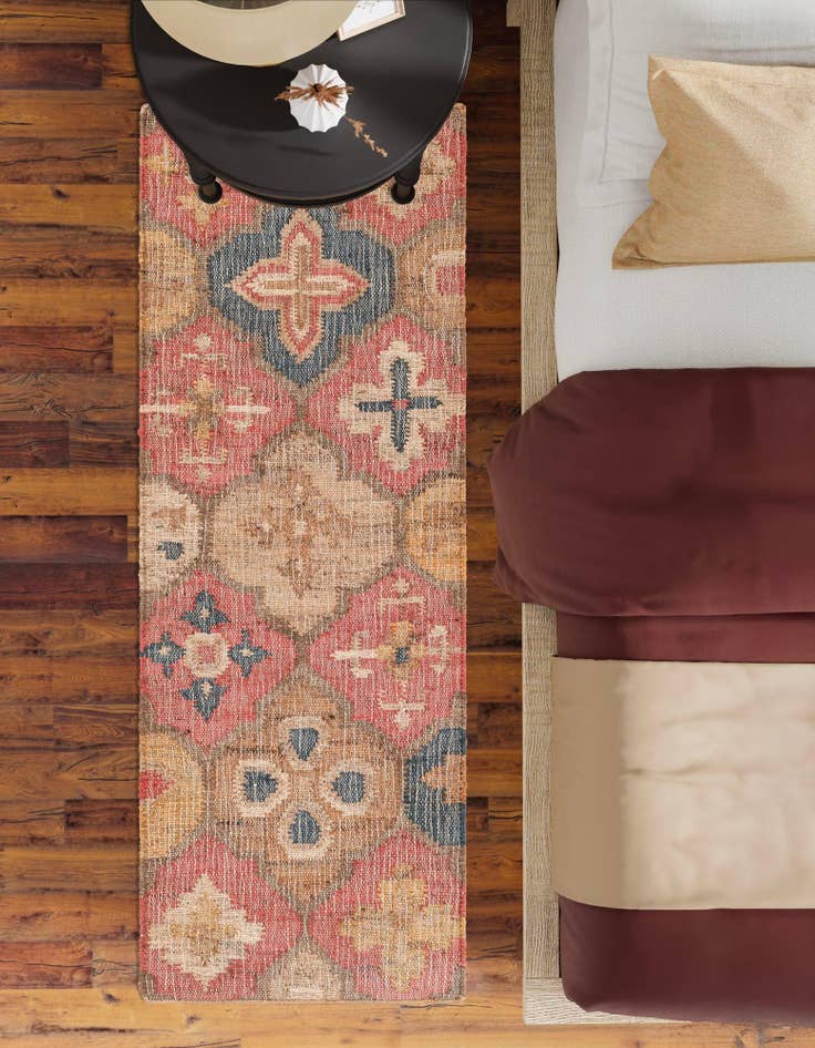 Detail image of 2' 7 x 12'  Hand Woven Kala Handwoven Jute Runner Rug