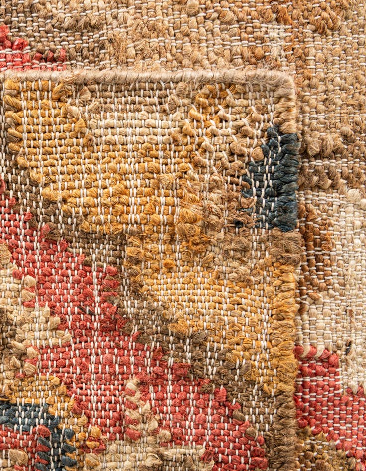 Detail image of 2' x 8' Hand Woven Kala Handwoven Jute Runner Rug