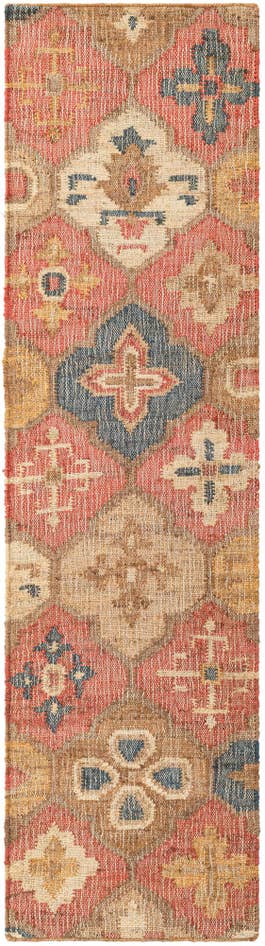 Detail image of 2' x 8' Hand Woven Kala Handwoven Jute Runner Rug