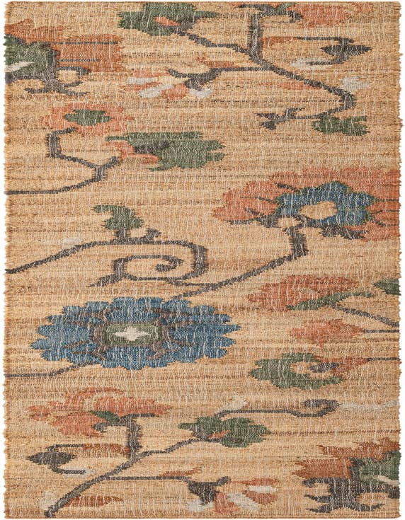 Detail image of 2' 7 x 10' Hand Woven Kala Handwoven Jute Runner Rug