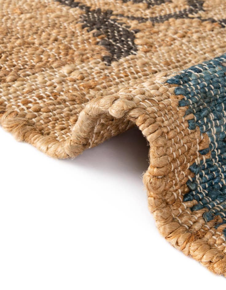 Detail image of 2' 7 x 10' Hand Woven Kala Handwoven Jute Runner Rug