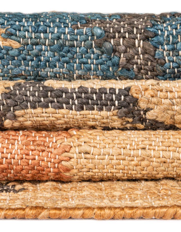 Detail image of 2' 7 x 12' Hand Woven Kala Handwoven Jute Runner Rug