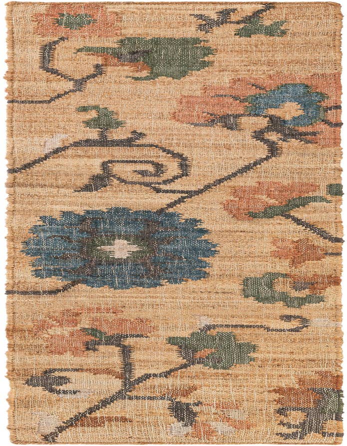 Detail image of 2' x 6' 1 Hand Woven Kala Handwoven Jute Runner Rug