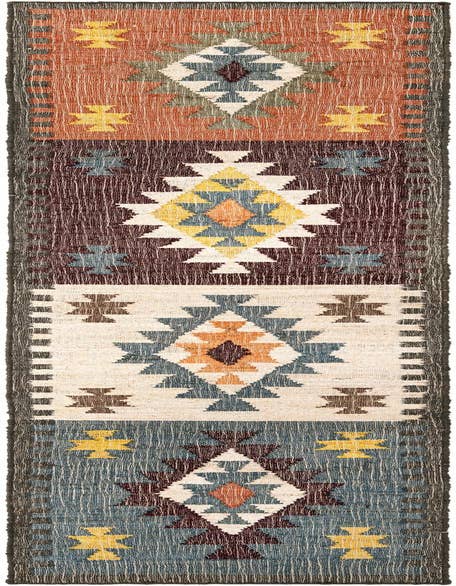 Detail image of 2' 7 x 12' Hand Woven Kala Handwoven Jute Runner Rug