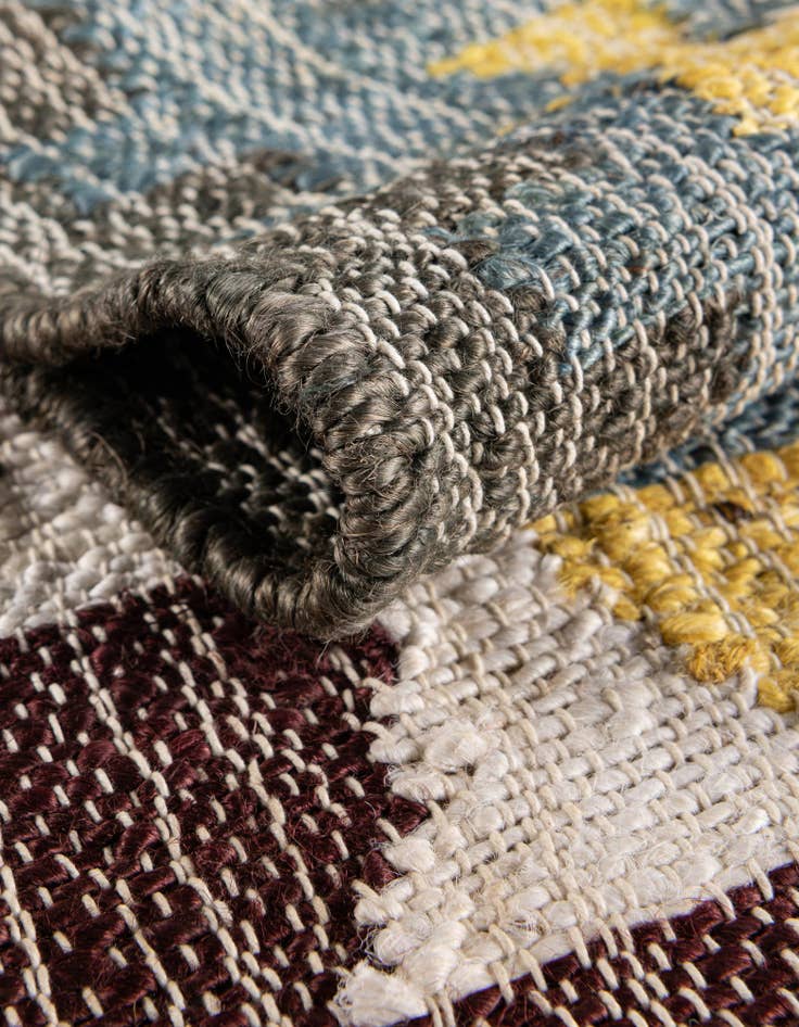 Detail image of 2' x 8'  Hand Woven Kala Handwoven Jute Runner Rug