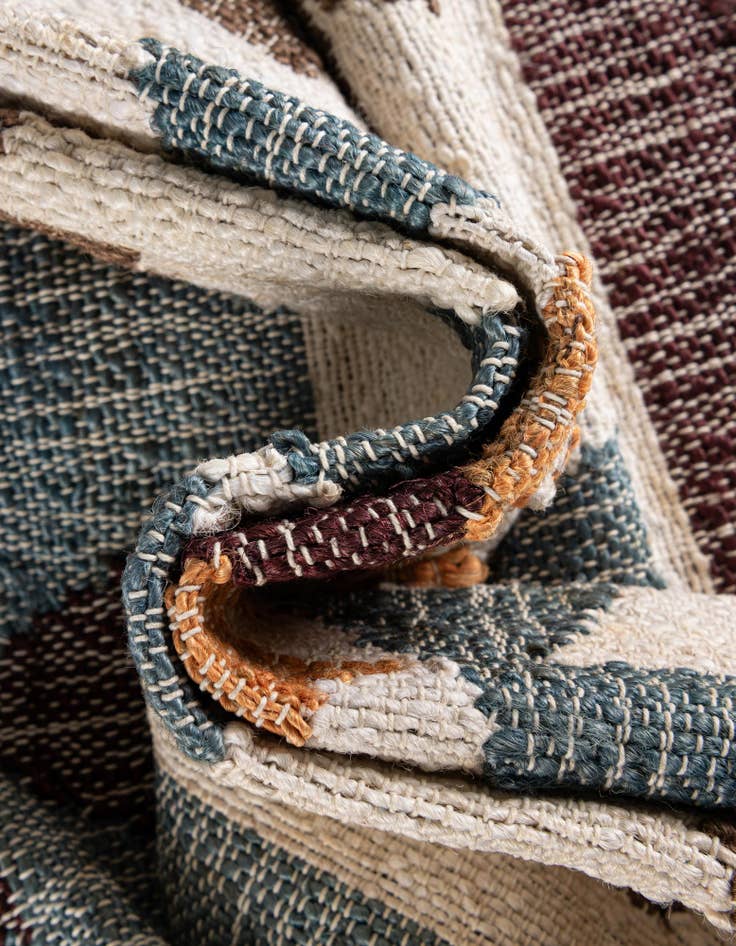 Detail image of 2' x 8'  Hand Woven Kala Handwoven Jute Runner Rug