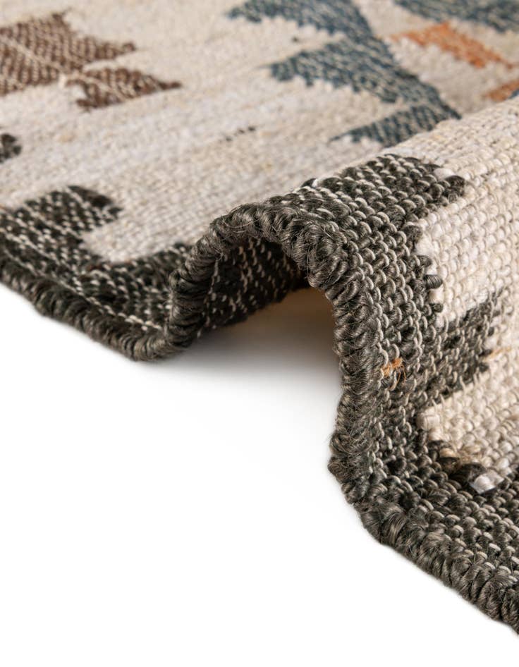 Detail image of 2' x 8'  Hand Woven Kala Handwoven Jute Runner Rug